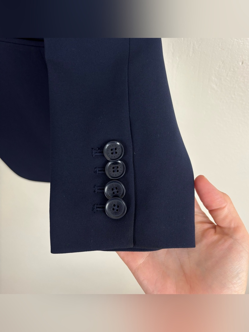 Talbots Blazer Women’s Size 10 Easy Travel One Button In Navy Classic - Picture 4 of 7